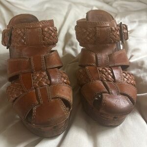 FRYE Leather clogs